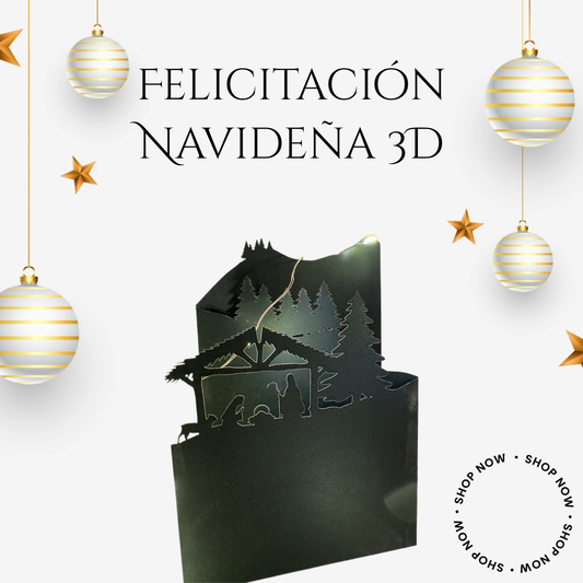 Felicitación Navideña 3D